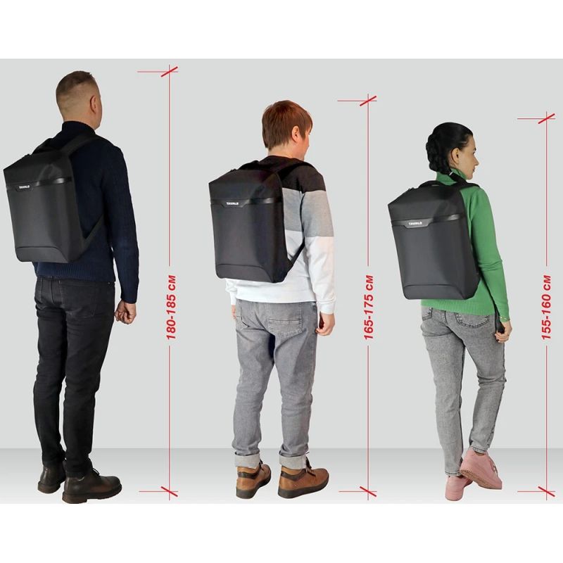 Рюкзак Tavialo Smart TB14 черный, 14л (TB14-124BL)