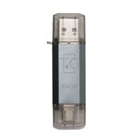 Флеш-накопичувач USB 64GB Type-C T&G 009 Star Series Silver (TG009TC-64GSL)
