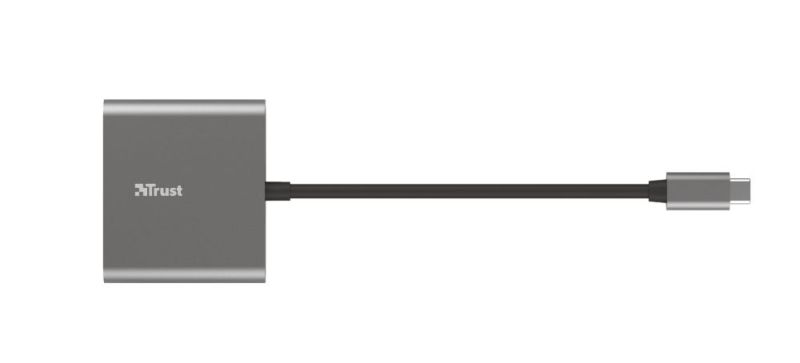 USB-хаб Trust Dalyx Aluminium USB Type-C 3-в-1 (23772) (23772_TRUST)