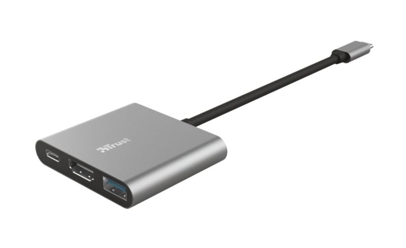 USB-хаб Trust Dalyx Aluminium USB Type-C 3-в-1 (23772) (23772_TRUST)