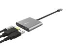 USB-хаб Trust Dalyx Aluminium USB Type-C 3-в-1 (23772) (23772_TRUST)
