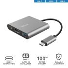 USB-хаб Trust Dalyx Aluminium USB Type-C 3-в-1 (23772) (23772_TRUST)
