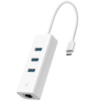 Мережевий адаптер TP-Link (USB-C 3.0, 10/100/1000Mbps, 3xUSB 3.0 HUB) (UE330C)