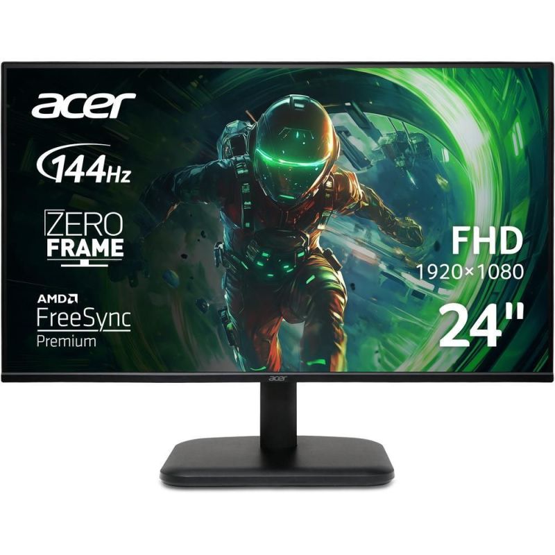 Монiтор Acer 23.8" EK241YP6bi IPS Black 144Hz (UM.QE1EE.601)