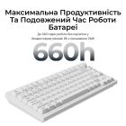 Клавіатура бездротова Keychron V1 Ultra Keychron Red Switch White RGB (V1U-F1-UA)