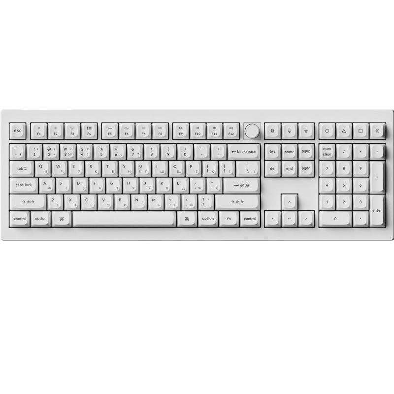 Клавиатура беспроводная Keychron V6 Ultra Keychron Red Switch White RGB (V6U-F1-UA)