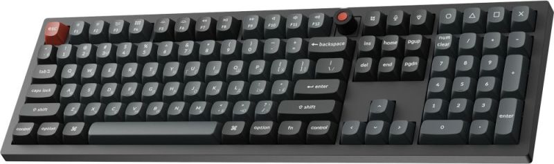 Клавіатура Keychron V6 8K Keychron Super Red Switch Black RGB (V6W-D1-UA)