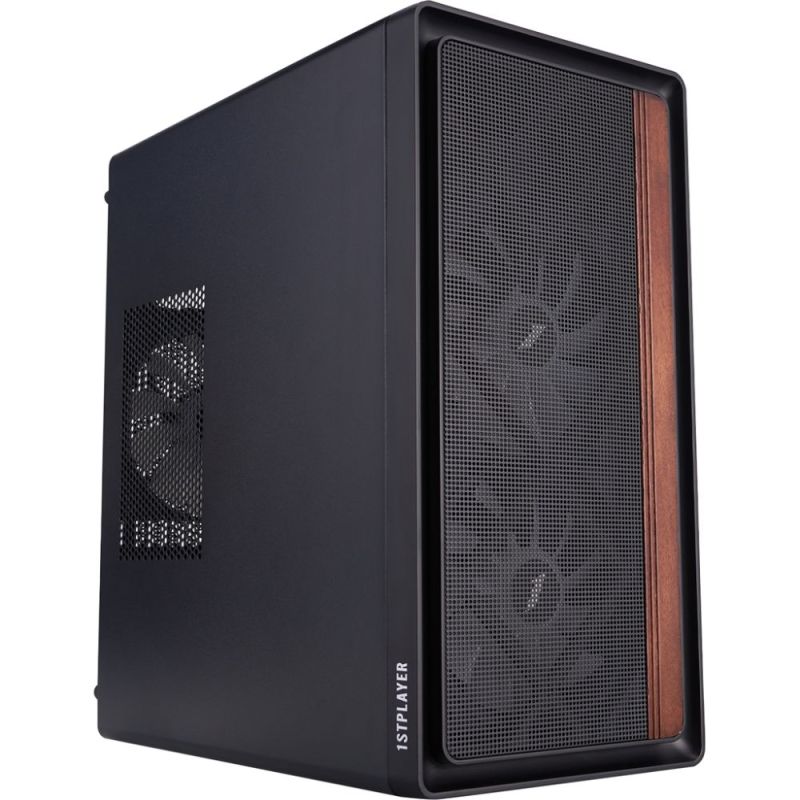 Корпус 1stPlayer Black (WD1-BK-3F1)