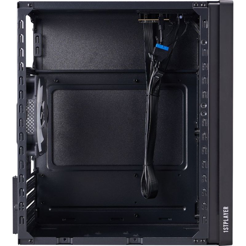 Корпус 1stPlayer Black (WD1-BK-3F1)