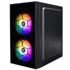 Корпус 1stPlayer X1-3F1 Black 600W (X1-3F1-BK&PS-600FK)