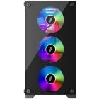 Корпус 1stPlayer Black 600W (X2-M-BK-4F1-PS-600FK-EU)