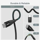 Кабель Choetech USB Type-C - USB Type-C (M/M) 100W, 1 м Black (XCC-1008)