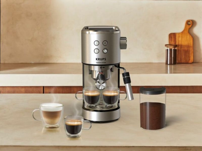 Кофеварка Krups Virtuoso+ Tamping System (XP499EE0)