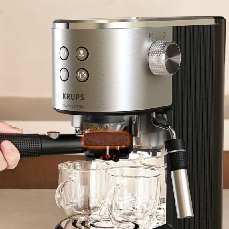 Кофеварка Krups Virtuoso+ Tamping System (XP499EE0)