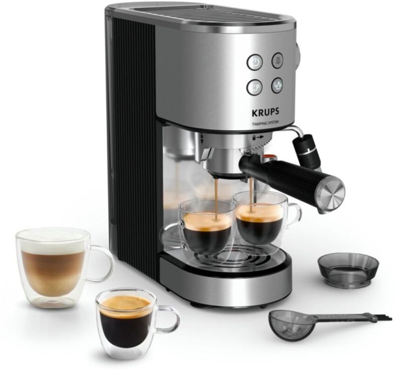 Кофеварка Krups Virtuoso+ Tamping System (XP499EE0)