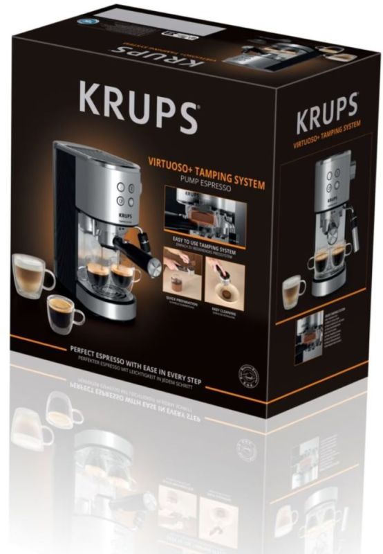 Кофеварка Krups Virtuoso+ Tamping System (XP499EE0)