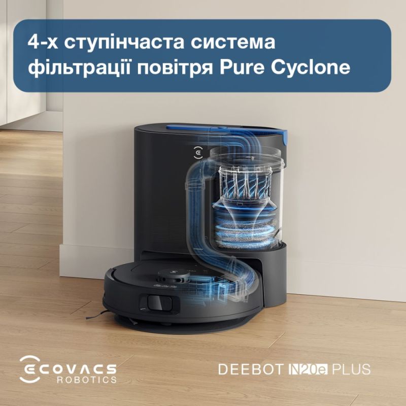 Робот-пилосос Ecovacs Deebot Ozmo N20E Plus (YDLX11-3) Black (YDLX11-3 Black)