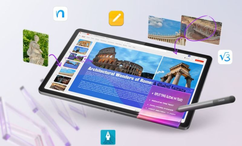 Планшет Lenovo Idea Tab Plus TB361FU 8/256GB Luna Grey + Pen (ZAG70055UA)
