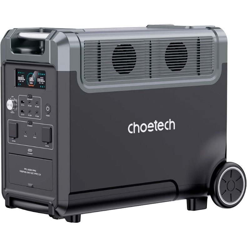 Зарядная станция Choetech BS009 3840Wh, 3600W (BS009-EU-BK)_OEM (BS009-EU-BK_OEM)