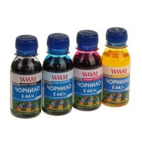 Комплект чорнил WWM EPSON L110/210/355 B/C/M/Y 4*100г (E64SET4-2)