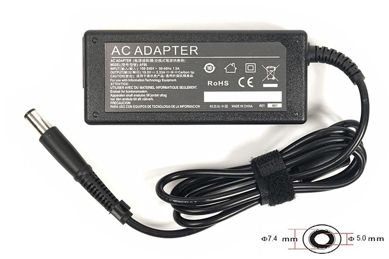 Блок живлення для ноутбуків PowerPlant HP 220V, 19.5V 65W 3.33A (7.4*5.0) (HP65G7450)