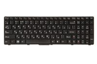 Клавиатура для ноутбука IBM/LENOVO B570, B590, V570 черный, черный фрейм