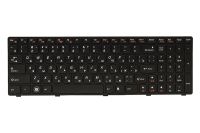 Клавиатура для ноутбука IBM/LENOVO G570, G575 черный, черный фрейм