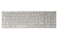 Клавиатура для ноутбука TOSHIBA Satellite C850, C870 белый, белый фрейм