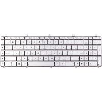 Клавиатура для ноутбука ASUS N55 Series серебристая