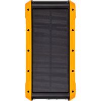 Мобільна батарея PowerPlant 20000mAh, PD 18W, USB-C, 2xUSB-A, QC3.0, Wireless, Solar panel 5.5V-0,2A (PB930487)