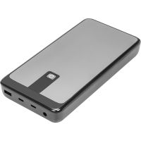 Мобільна батарея PowerPlant A16005 25200mAh, PD 85W, DC5-20V 10 конекторів, USB-C, USB, QC3.0 (PB931200)