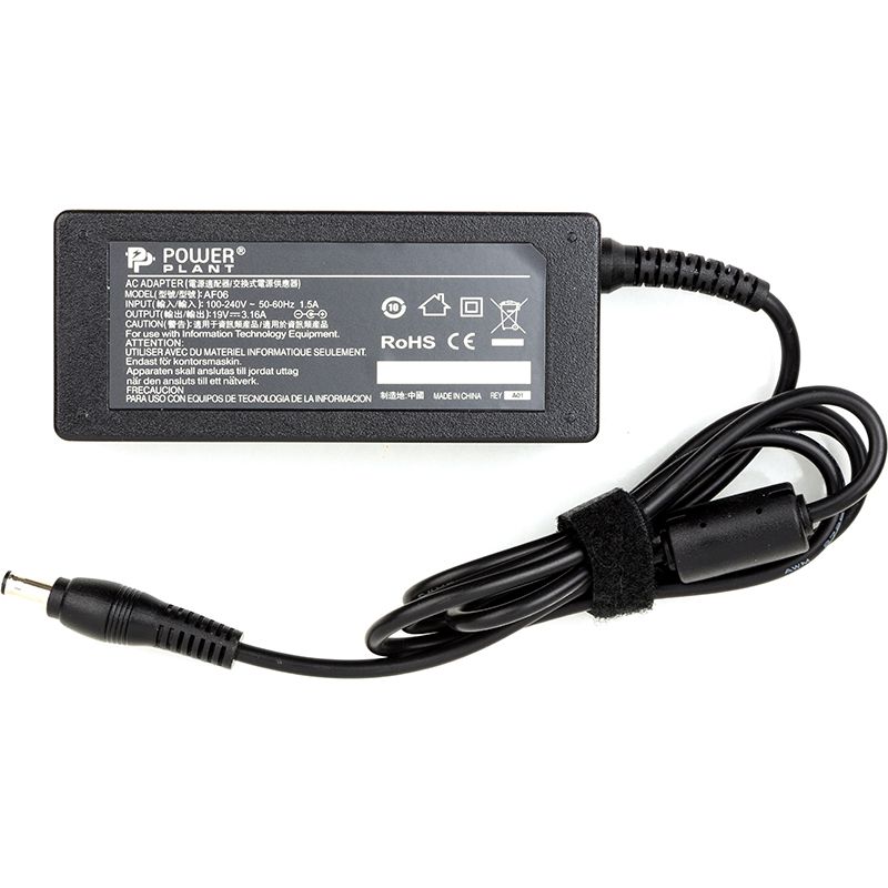 Блок питания для ноутбуков PowerPlant SAMSUNG 220V, 19V 60W 3.16A (5.5*3.0)