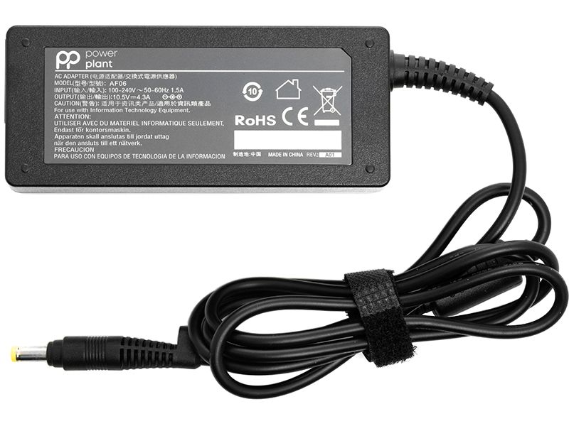 Блок питания для ноутбуков PowerPlant SONY 220V, 10.5V 45W 4.3A (4.8*1.7)