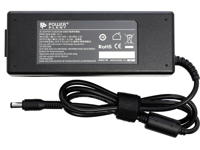 Блок живлення для ноутбуків PowerPlant IBM/LENOVO 220V, 19.5V 120W 6.15A (6.3*3.0) (IB120G6330)