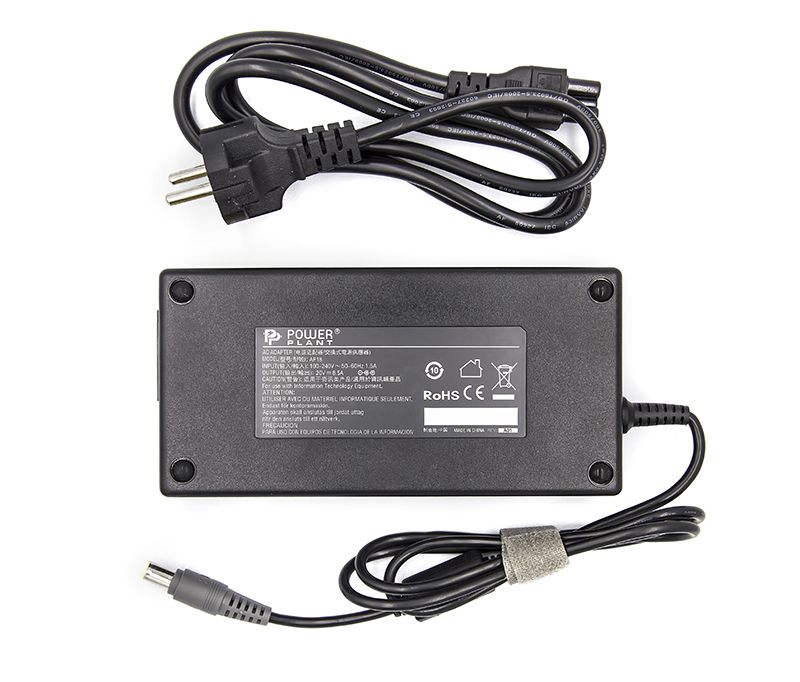 Блок питания для ноутбуков PowerPlant IBM/LENOVO 220V, 170W 20V 8.5A (7.9*5.5)