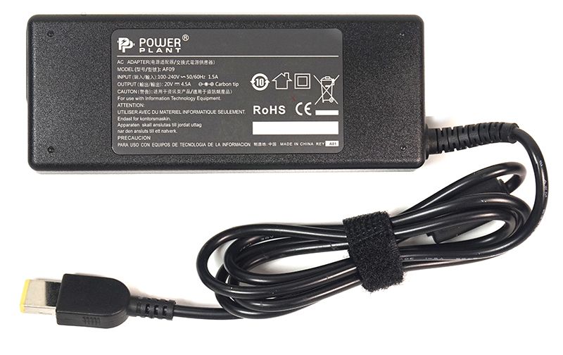 Блок живлення для ноутбуків PowerPlant IBM/LENOVO 220V, 20V 90W 4.5A (Special) (IB90HSPE)