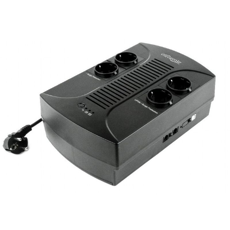 ИБП EnerGenie 850VA, Line Int., AVR, 4xSchuko, USB (EG-UPS-002)