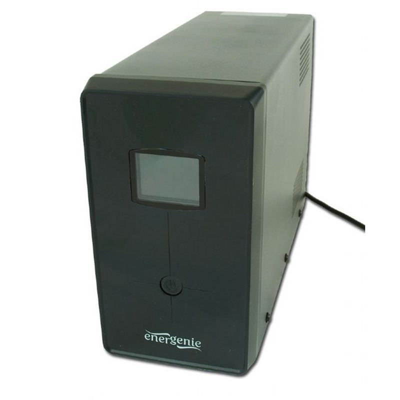 ИБП EnerGenie 1200VA, Line Int., AVR, 3xIEC+2xSchuko, USB, LCD, RJ11, металл (EG-UPS-033)