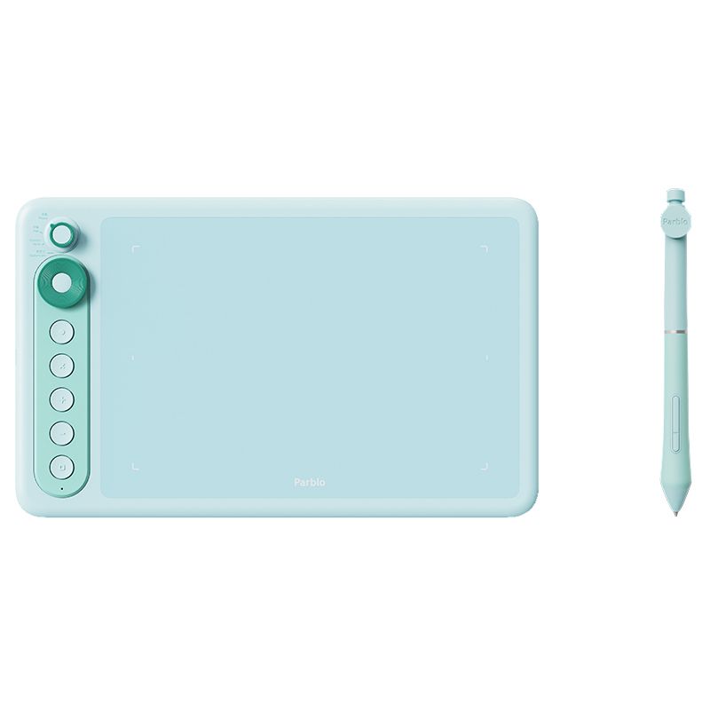 Графічний планшет Parblo Intangbo X7, зелений (INTANGBOX7G)
