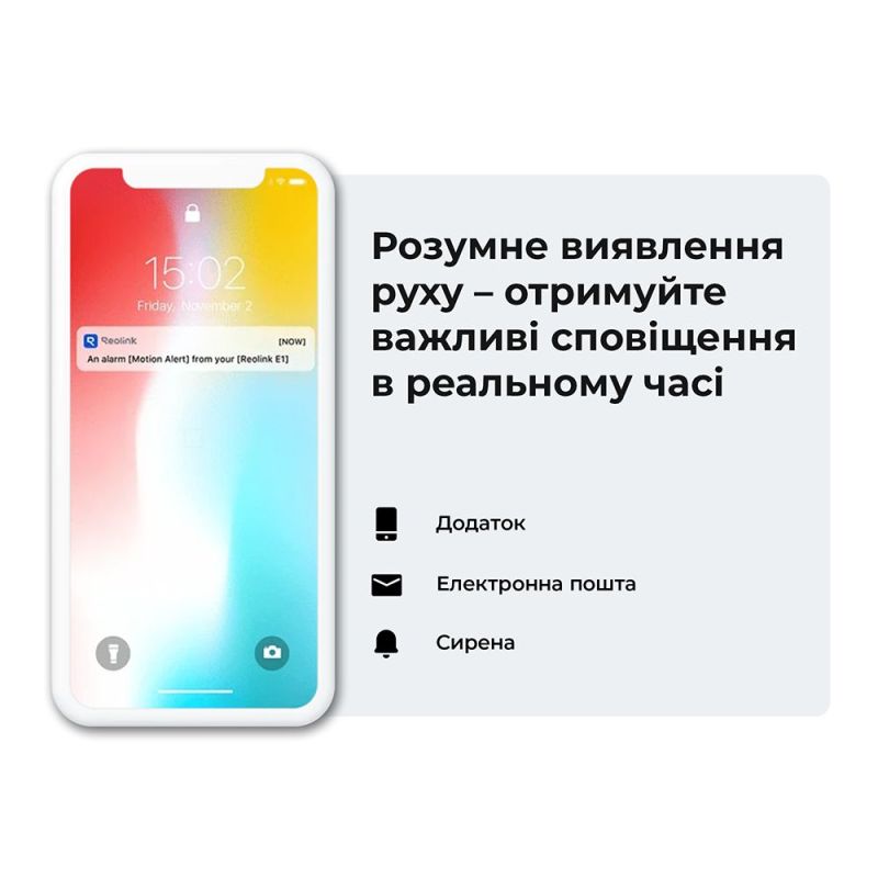 IP-камера Reolink E Series 3МП Wi-Fi (E1) (E320)