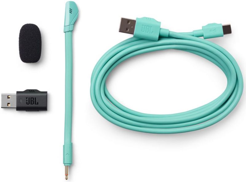 Bluetooth-гарнітура JBL Quantum 360 Wireless Cyan (JBLQTUM360CYN)