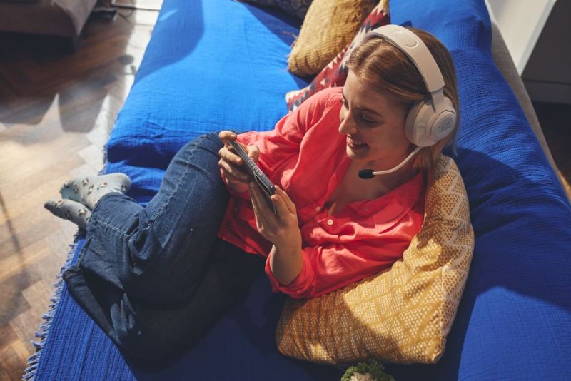 Bluetooth-гарнітура JBL Quantum 360 Wireless White (JBLQTUM360WHT)