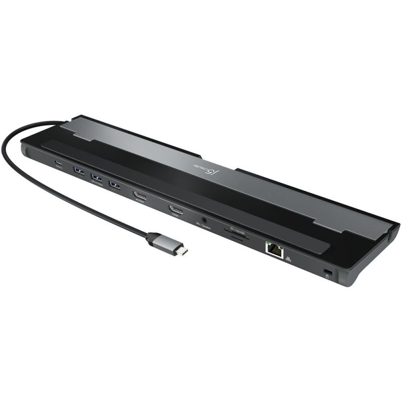 Док-станция J5create USB-C 10-в-1 (JCD542-N)