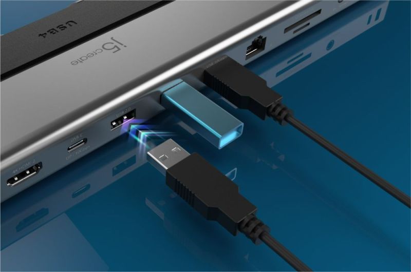 Док-станция J5create USB-C 12-в-1 (JCD554-N)