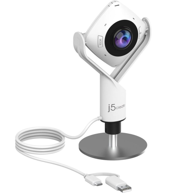 Веб-камера J5create White (JVCU360-N)