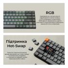 Клавиатура беспроводная Keychron K3 Max, Gateron MX 2.0 Brown, Hot-Swap, RGB UA Black (K3M-H3-UA)
