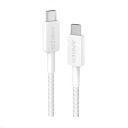 Кабель Anker 322 USB-C - USB-C 0.9 м, White (A81F5H21/A81F5G21)