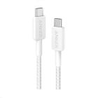 Кабель Anker 322 USB-C - USB-C 0.9 м, White (A81F5H21/A81F5G21)