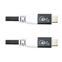 Кабель San Guan USB Type-C - USB Type-C (M/M) PD 100W, 40Gbps, 3 м Black (CA914135)