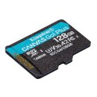 Карта памяти MicroSDXC  128GB UHS-I/U3 Class 10 Kingston Canvas Go! Plus R200/W200MB/s (SDCG4/128GBSP)